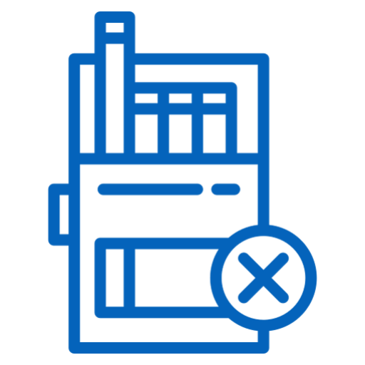 Icon of a calculator with a cross mark, indicating an error or cancellation.